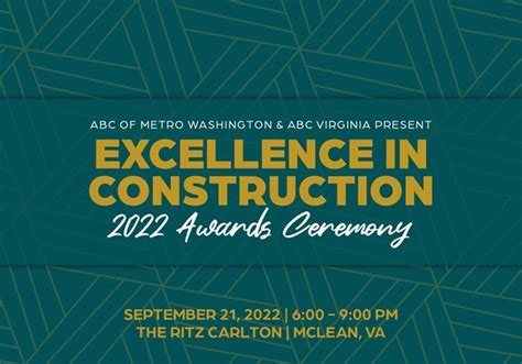 2022 Excellence In Construction Awards Potomac Construction