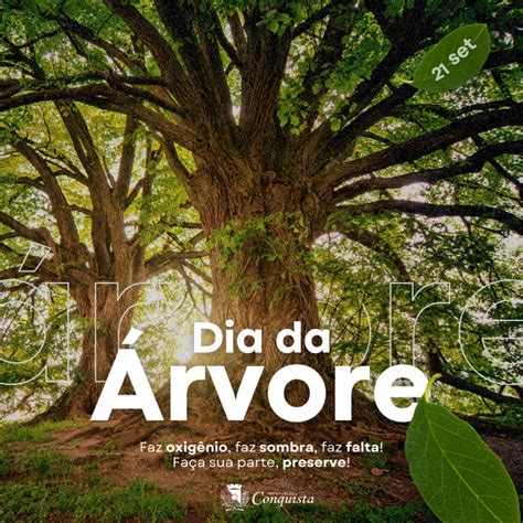 Hoje celebramos o Dia da Árvore Prefeitura Municipal de Conquista MG