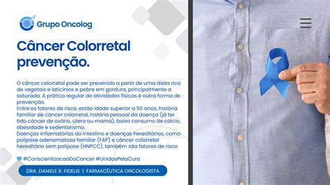 Câncer Colorretal Prevenção Oncolog Medicamentos Especiais