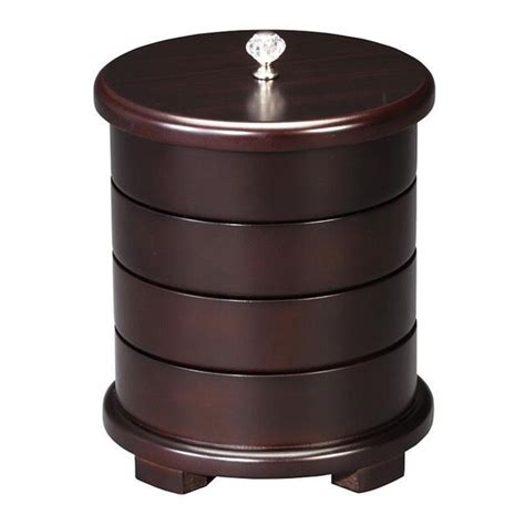 Shop Wooden Swivel Jewelry Box On Sale Free Shipping Today