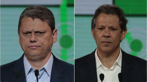 Pesquisa Ipec SP Tarcísio tem 52 dos votos válidos e Haddad 48