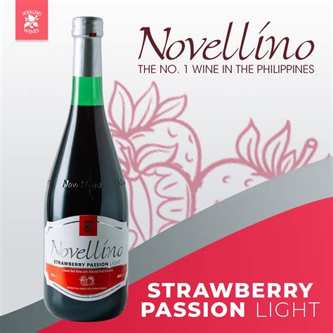 Novellino Strawberry Passion Light Red Wine Lazada Ph