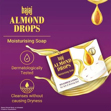 Bajaj Almond Drops Moisturising Soap Gm Pack Of At Rs