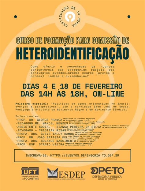 Curso de Formação para Comissão de Heteroidentificação é parceria entre