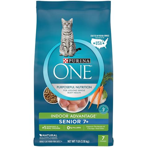 Questions and Answers about PURINA ONE Indoor Advantage Senior 7+ High