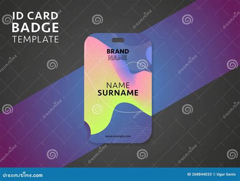 Modern And Clean Business Id Card Template Professional Id Card Design