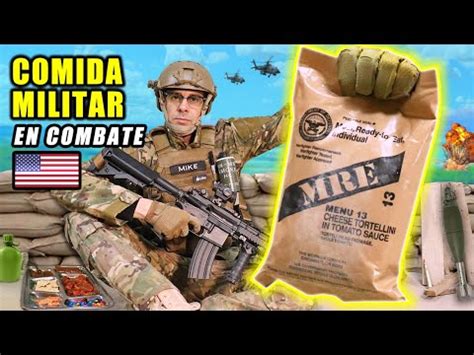 Comiendo En Combate Comida Militar De Estados Unidos Mre Us Menu