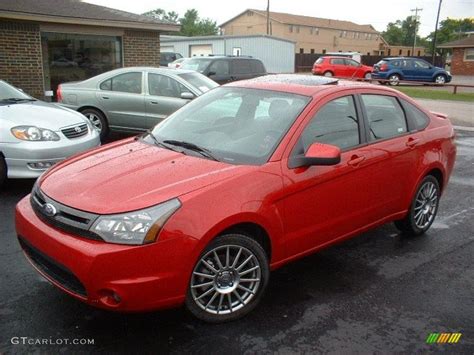 Sangria Red Metallic Ford Focus Ses Sedan Photo