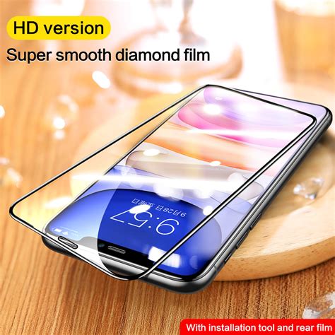 SmartDevil 9D Super Smooth Diamond Tempered Glass For IPhone 12 Max 11