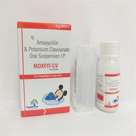 Moxfit CV Amoxycillin Potassium Clavulanate Oral Suspension IP