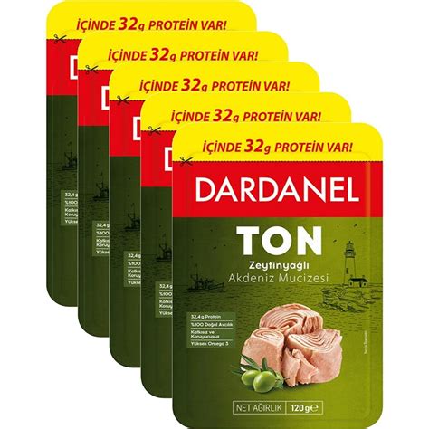 Dardanel Ton Balığı Zeytinyağlı 120 gr x 5 Fiyatı