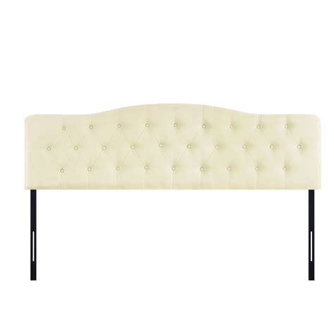 Cassandra Headboards for Queen Size Bed, Upholstered Button Tufted Bed ...