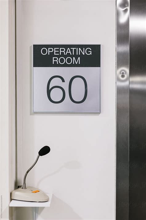 "Operating Room Sign" by Stocksy Contributor "VICTOR TORRES" - Stocksy