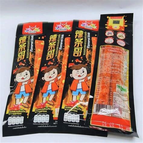 1 Pack Viral Thailand Latiao Snack Spicy Flavored Stick Slices