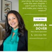 Angela Dover New Homes Sales Consultant With Smith Douglas Homes