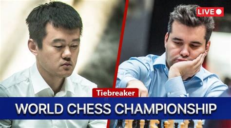 World Chess Championship 2023 Live Updates: Ding Liren beats ...