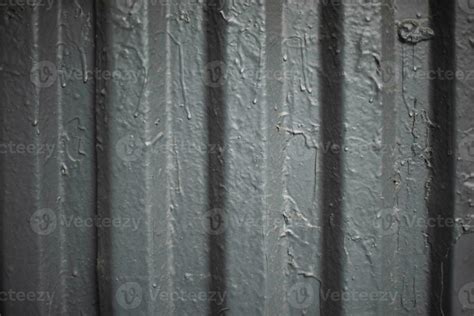 Gray paint on fence. Thick coat of paint. Steel surface. 26680068 Stock ...