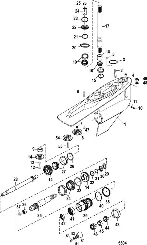 Mercruiser Bravo Outdrive Parts Diagram