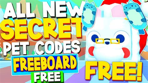 All New Cat Hoverboard Codes In Pet Simulator X Codes Pet Simulator