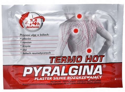 Pyralgina termo hot x 1 plaster rozgrzewający cena Apteka