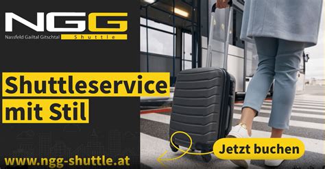 Gailtal Journal Ngg Shuttle Sicher Schnell Zuverl Ssig An Ihr