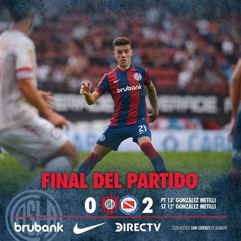 San Lorenzo On Twitter ⏱ Final Del Partido Y1asnwmf4v Twitter