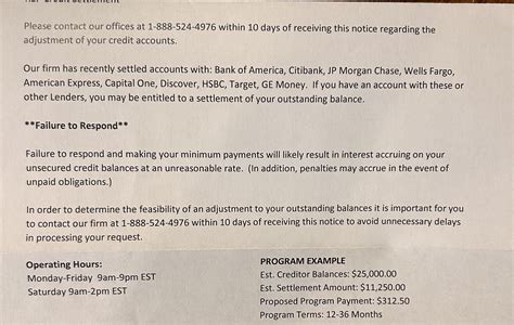 Credit Card Settlement Letter GASFAA Corporate Credit Card Letter Of