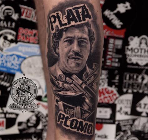 Awesome Pablo Escobar Tattoos Design Idea King Tattoos Escobar