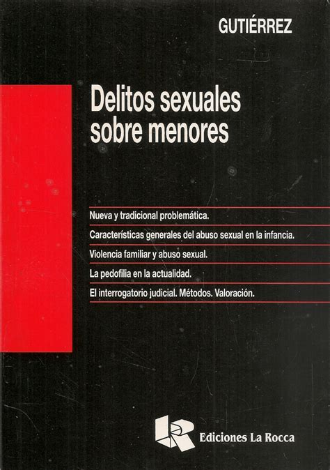 Delitos Sexuales Sobre Menores Ediciones Técnicas Paraguayas