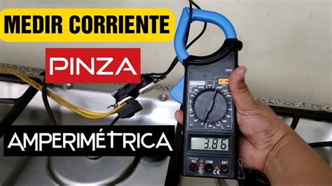 Como Usar La Pinza Amperim Trica Medir Corriente Amper Metro De Gancho