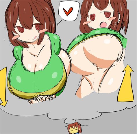 Rule Boy Big Breasts Brown Hair Chara Edit Edited Female Frisk