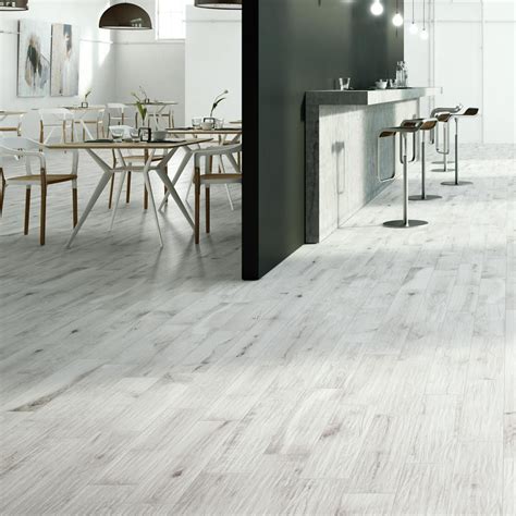 Oslo White Wood Effect Tiles White Wood Floors Wood Effect Floor Tiles