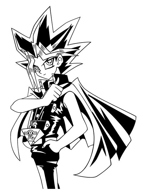 Dibujos De Yu Gi Oh 53141 Dibujos Animados Para Colorear Y Pintar