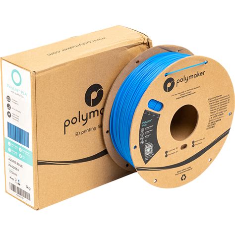 Polymaker PolyLite PLA Azure Blue 3DJake International