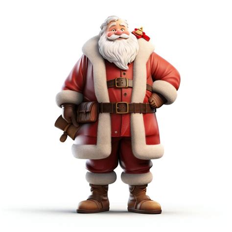 Premium Photo | 3D Christmas Santa Claus