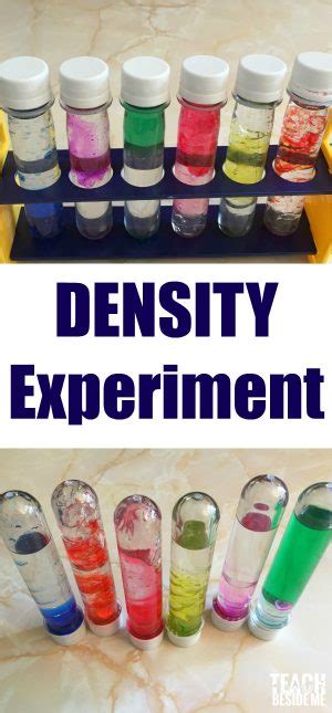 Density Experiment for Kids - Teach Beside Me