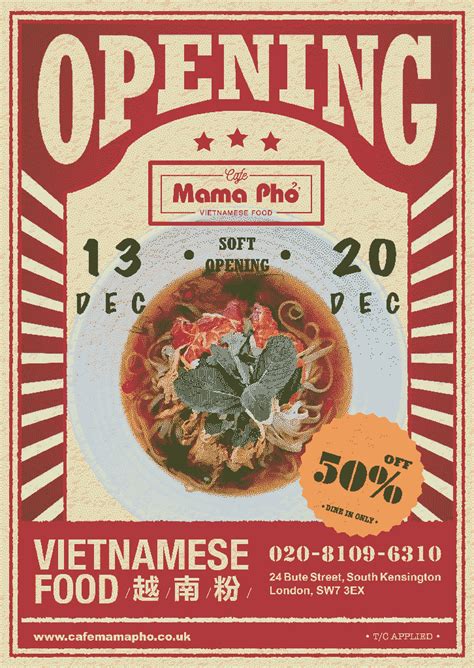 south kensington soft opening   cafe mama pho