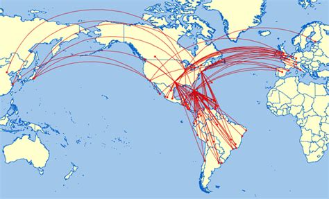 Us Airways Flight Map Europe