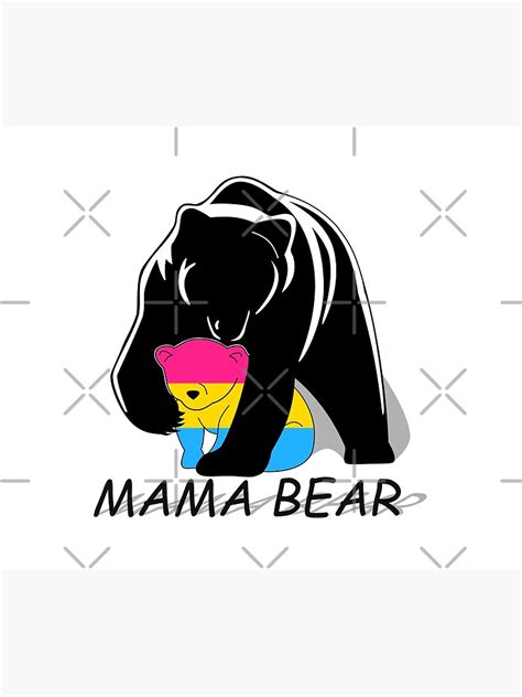 Pansexual Pride Mama Bear Tapestry For Sale By Lad4ms Redbubble