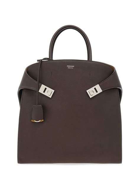 Ferragamo Hug Tote Bag Brown Farfetch