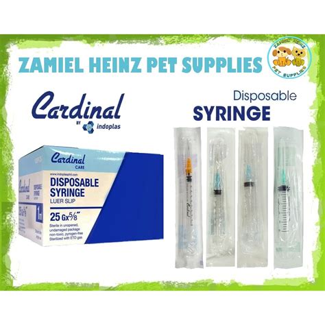 Cardinal Care Disposable Syringe Shopee Philippines