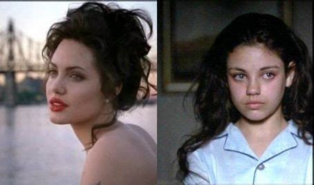 Angelina Jolie and Mila Kunis played Gia Carangi in the 'Gia' film ...