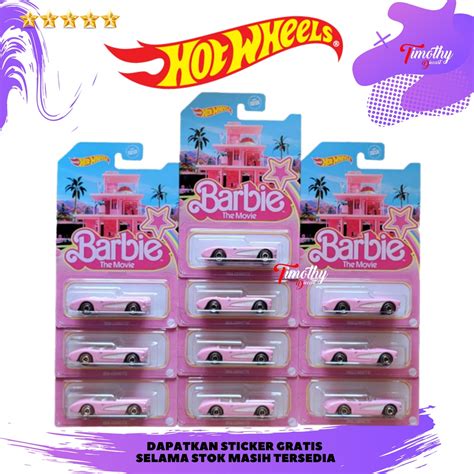Jual Hot Wheels Barbie The Movie 1956 Corvette Pink Spesial Card Edition Shopee Indonesia