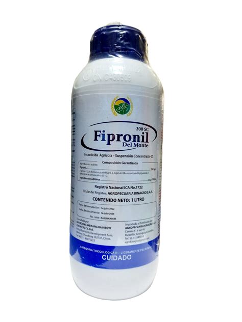 Activo 1l Fipronil Insecticida Accion Contacto Ingestion 45 Off