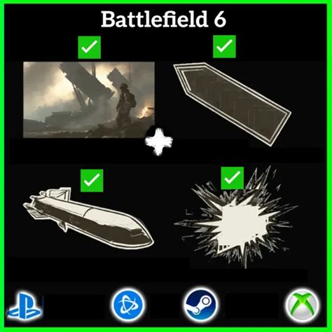 Battlefield 6 Weapon Sticker - Player Card - 2x Vehicle Decal - Other