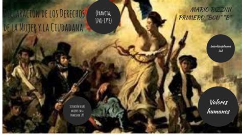 Declaración De Los Derechos De La Mujer Y La Ciudadana By Boris Peralta