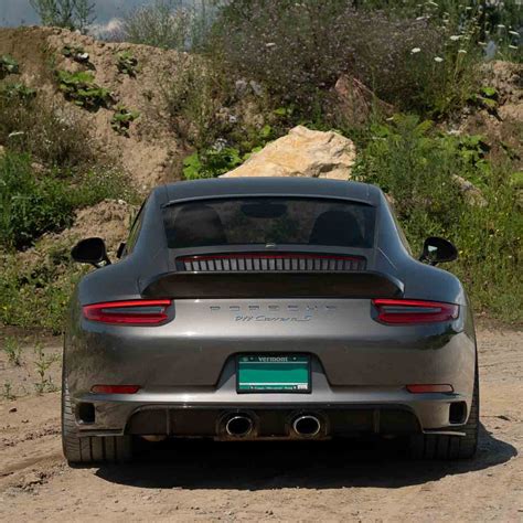 Rennline Roof Spoiler Carbon Fibre Porsche Coupe E Design