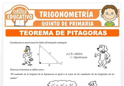 Teorema De Pit Goras Para Quinto Grado De Primaria Actividades Hot