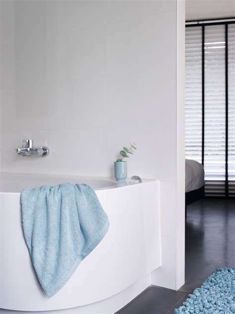 Aquanova London Handt Cher Blau Gyptische Baumwolle Bath Living