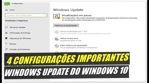 Configura Es Importantes Para Usar No Windows Update Do Sistema